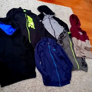 Lot of 6 boys 14/16 hoodies